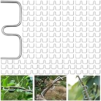 YeahBoom 90PCS 8cm Aststütze für Obstbäume,Spreizeraststütze für Obstbäume,Astspreizer für Obstbäume Metall,Astzieher Halter für Obstzweige,M Förmiger Astspreizer,Astklammern Metall für Gartenzweige