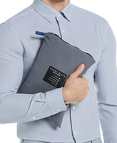 Perry Ellis Men's Motion Slim Fit Tech Packable Wool Suit Pant4