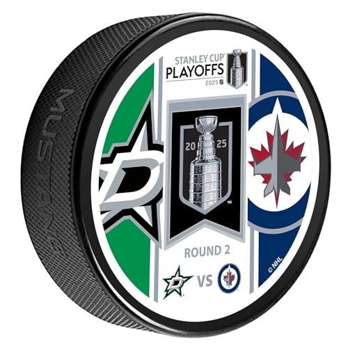 Sports Decor Winnipeg Jets & Dallas Stars | 2025 Match Up Puck | Round 2