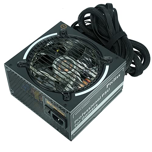 Ptcliss 650W GD650S ATX Q[~O PC d 80+ uY PSU 񃂃W[d tbg ubN P[u RGB LED t@