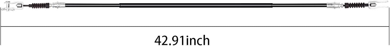 10L0L Golf Cart Brake Cables Fit Club Car DS 1981-1999 Gas & Electric for Both Driver & Passenger Sides, Made with Stainless Steel Core,Replace OEM: 1011125, 1011403, 1016761-01(42" Long)