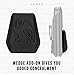 Vedder Holsters Universal Foam Wedge - AIWB Holster Comfort Kit - Kydex Cushion Pad for Concealed Carry - Black