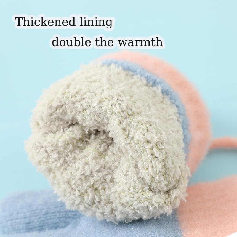 Baby Knit Mittens Baby Winter Mittens Toddler Snow Gloves Infant Gloves Kids Knit Gloves Toddler Boy Girls Mittens
