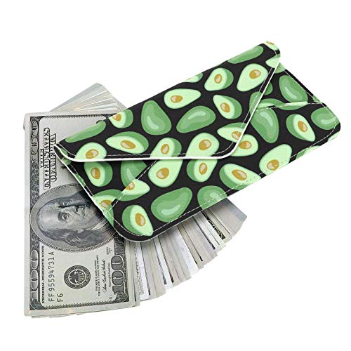 Image of Women's Card Wallet Envelope Style Credit Card Holder Cute Cash Wallet for Ladies (Avocado)