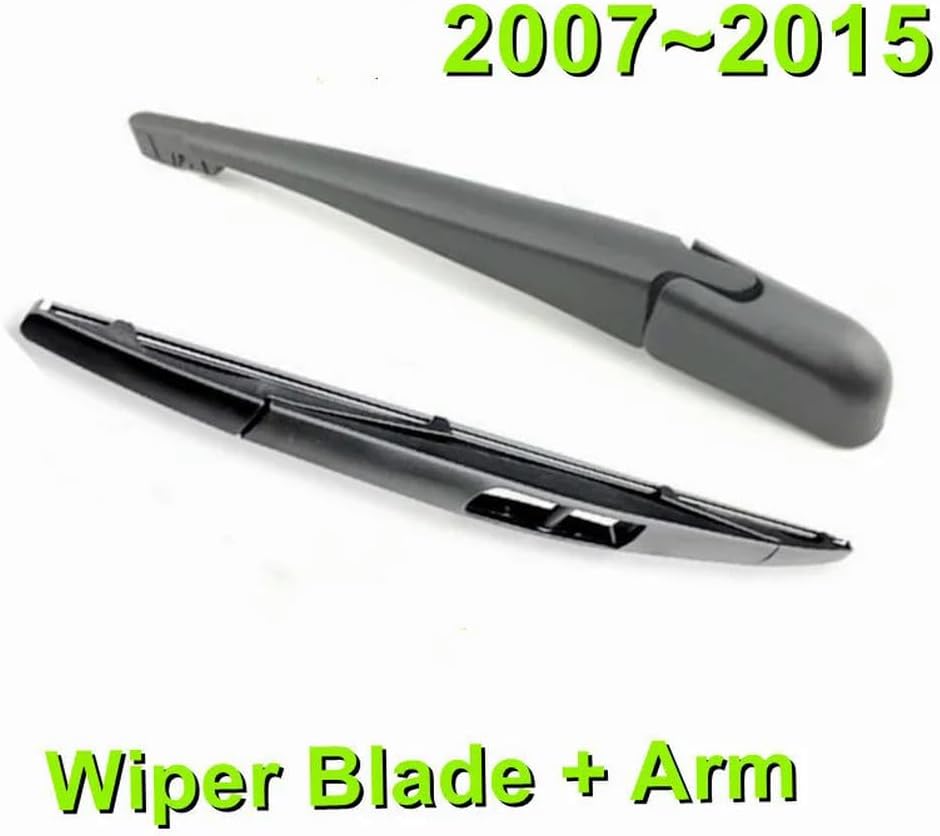 Rear Wiper Arm Blade kit For Mitsubishi Pajero (Shogun) 12" 2007 2008 2009 2010 2011 2012 2013 2014 2015 Back Windscreen Wiper Assembly Replacement
