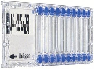 Draeger Safety 6406280 Plastic Detector Chip, Detects for Benzene, 10.0 to 250 Ppm Measuring Range, 20" Height, 20" Wide, 20" Length