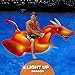 Aqua Splash Oversized 8 Foot, LED Inflatable Dragon Pool Floatie, 4 Mode 16-Color LED Light-Up, Ride On Pool Float, Fun Party Float, Orange