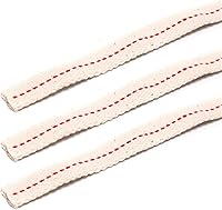 Vista 4 de 3 rollos de mecha de algodón plana fuerte, 12 pulgada para linterna de aceite, estufa de quemador de queroseno, lámpara de aceite de iluminación