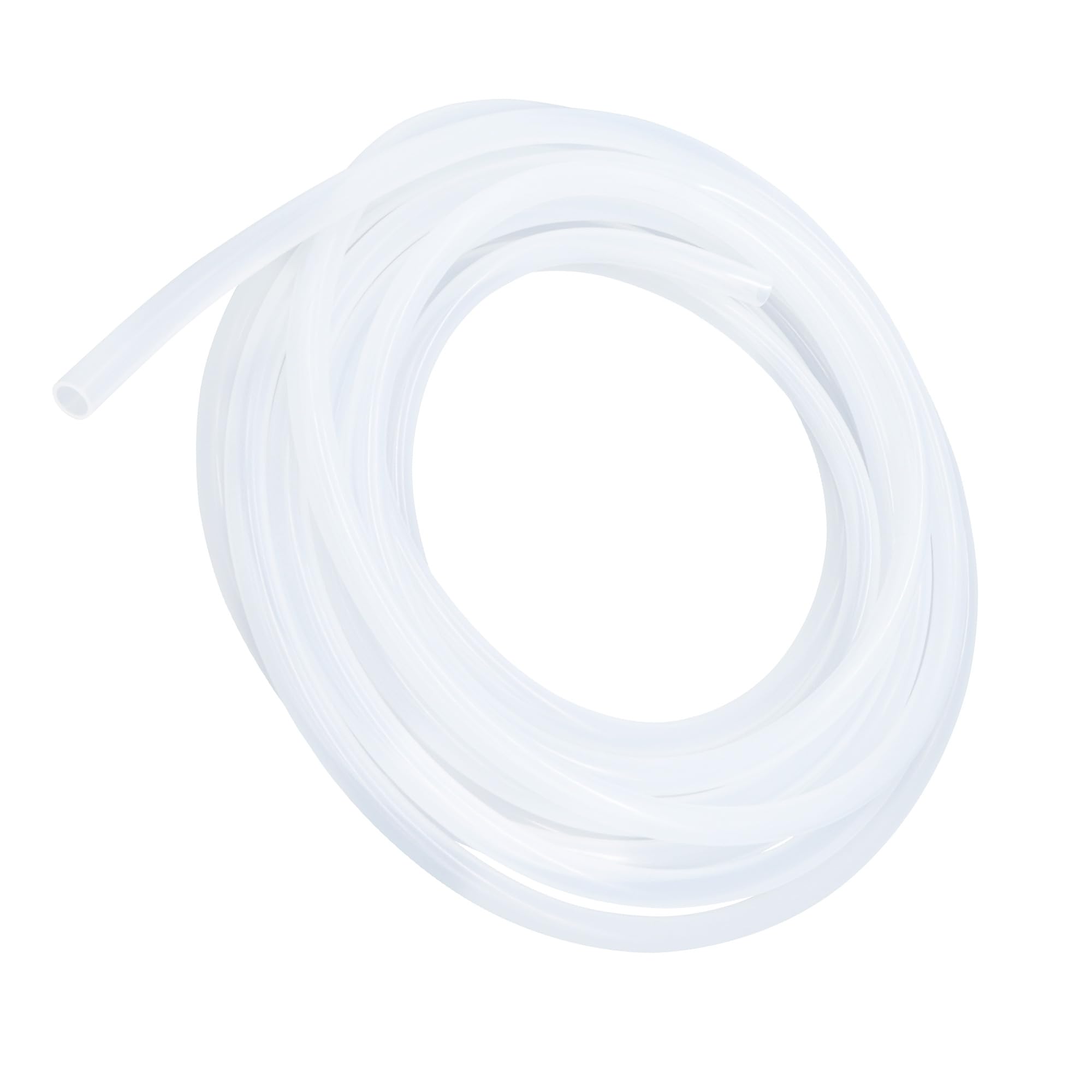 Lavmhab Transparent Silicone Tubing Food Grade Hoses 8Mm X 11Mm, Length 6 Meters (19.6Ft), Flexible Silicone Rubber Tube Air Hose Water Pipes
