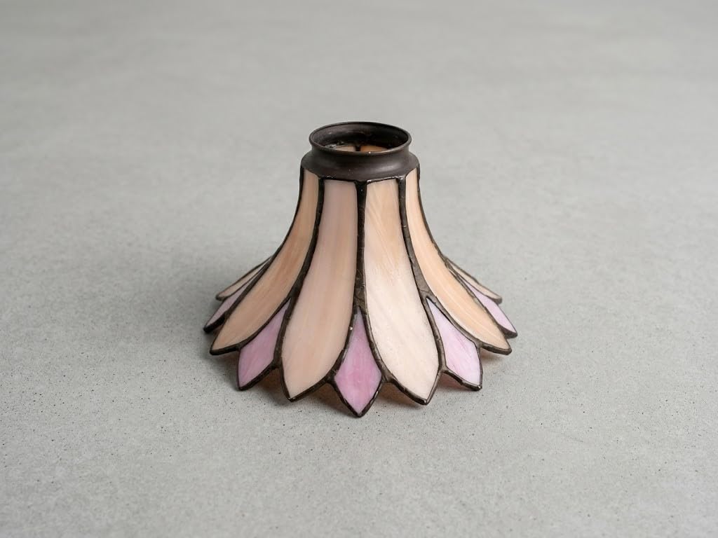 MAXIOCCASIONI Paralume Rosa Tiffany 17 cm