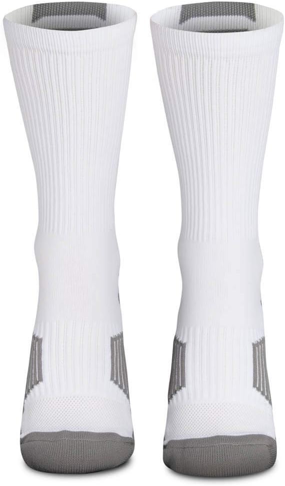 ChalkTalkSPORTS Custom Team Number Crew Socks | Youth & Adult Athletic Socks White | Choose Your Number - Image 4