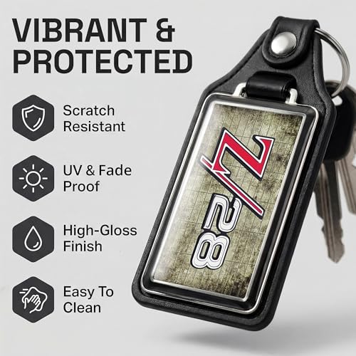 Image of Brotherhood Car Key Chain for Camaro - Classic Models Keychain for Men and Women Gift Key Ring - -