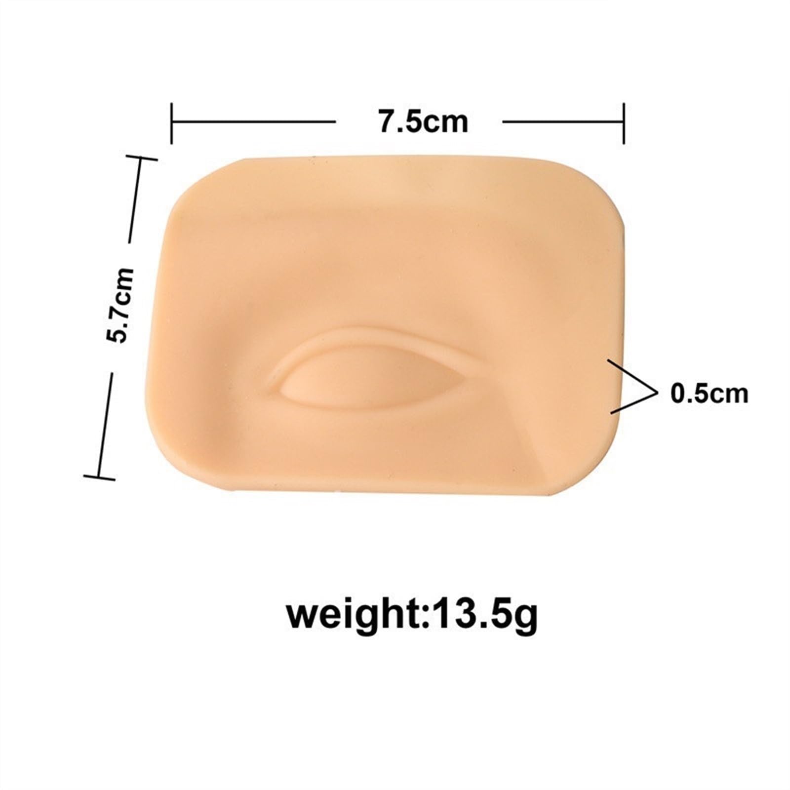 Eye Nose Mouth Ear Silicone Model Resin Model 3D Art Teaching Exercise Silicone Model DIY Crafts Epoxy Model (Size : Right Eye)