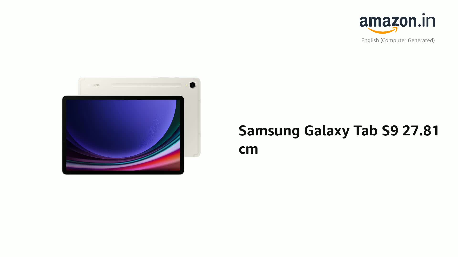 Samsung Galaxy Tab S9 11 inch Wi-Fi Tablet