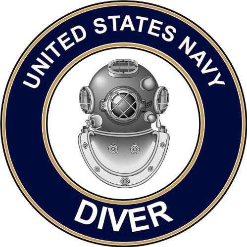 Us Navy Diver 5.5" Decal #TOP14