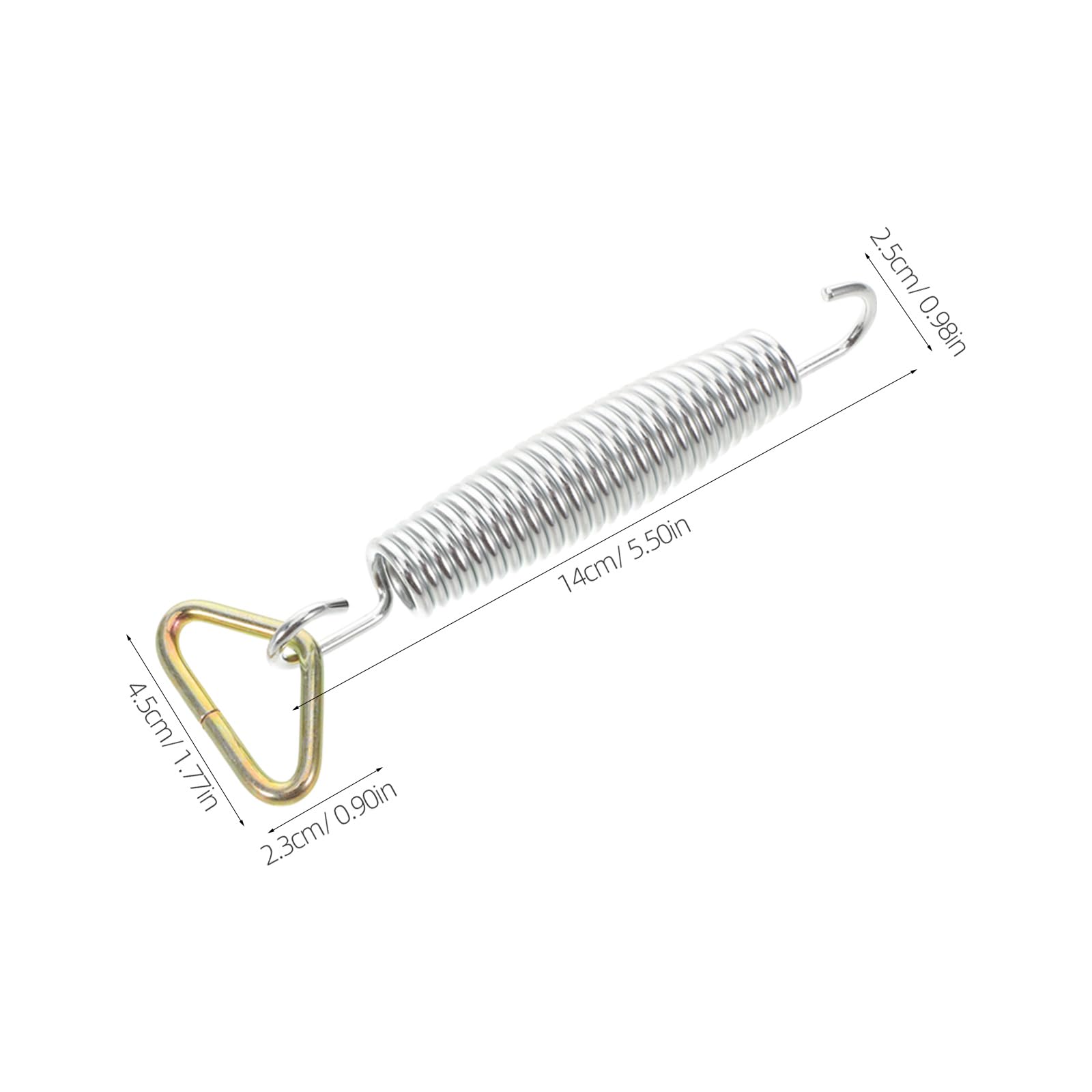 10 Stück 14 cm Metall-Ersatzfedern für Trampoline, 14 cm Haken, Reparaturzubehör für Trampolinwartung und zuverlässig