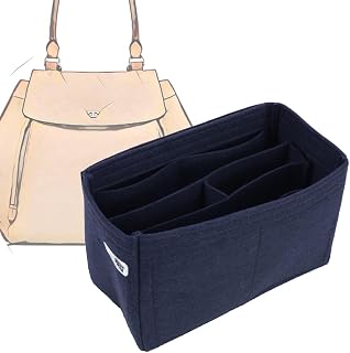 Chambers Style Bag and Purse Organizer Compatible for the Designer Bag To.ry Bur.ch Half-Moon Tote