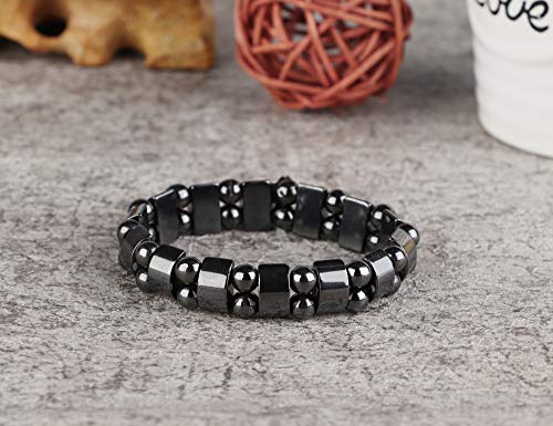 Thunaraz 4Pcs Hematite Bracelet For Men Women Bangle Bracelet Magnetic Tiger Eye Bracelets #TOP4