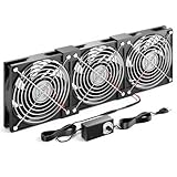 Performances de refroidissement supérieures : que ce soit dans un boîtier PC, un routeur ou une console de jeux, ce ventilateur d'ordinateur dissipe efficacement la chaleur, empêche la surchauffe et garantit que vos appareils fonctionnent en douceur même en cas d'utilisation intensive