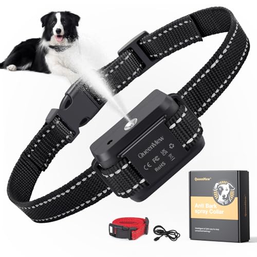 Bubbacare Anti Bark Collars for Dogs, Citronella Dog Bark Collar Stop Dogs Barking, Rechargeable Anti Barking Dog Collars with 2 Straps, Spray Collar Safe & Automatic for Indoor Outdoor
