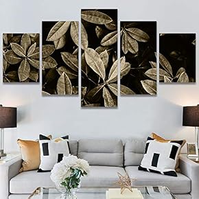 SIGNWIN 5 Panel Canvas Wall Art Modern Art...