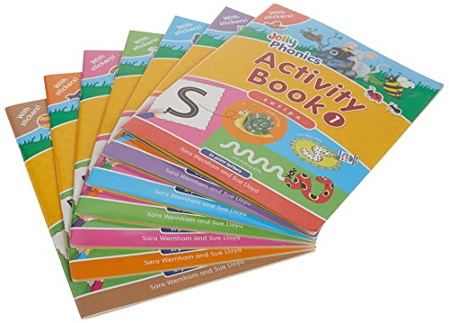 Jolly Phonics Activity Books 1-7 (in Print Letters): In Print Letters (American English Edition)