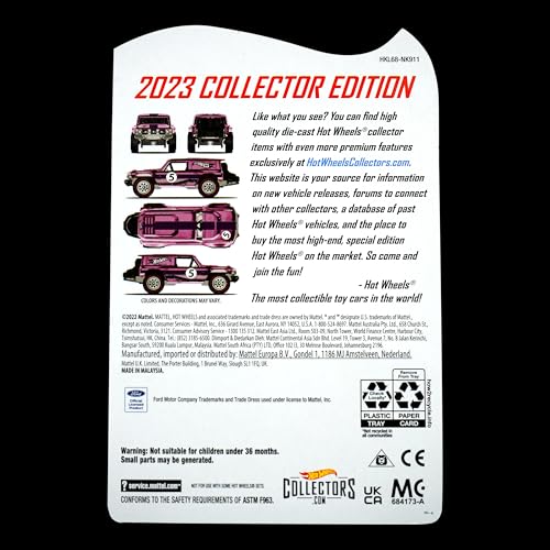 Image of Hot Wheels Collector Edition | Premium Die-Cast Metal Car for Kids & Collectors | Rare One-Time Release Model for Boys | No Restock Limited Edition (Ford Bronco R)