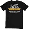 Playera oficial para hombre de Iron Maiden, gira Powerslave World Slavery Tour 1