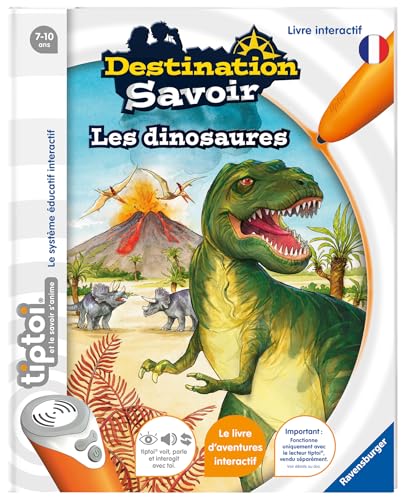 Livre Interactif Ravensburger Tiptoi – Destination Savoir Les Dinosaures - vue 3