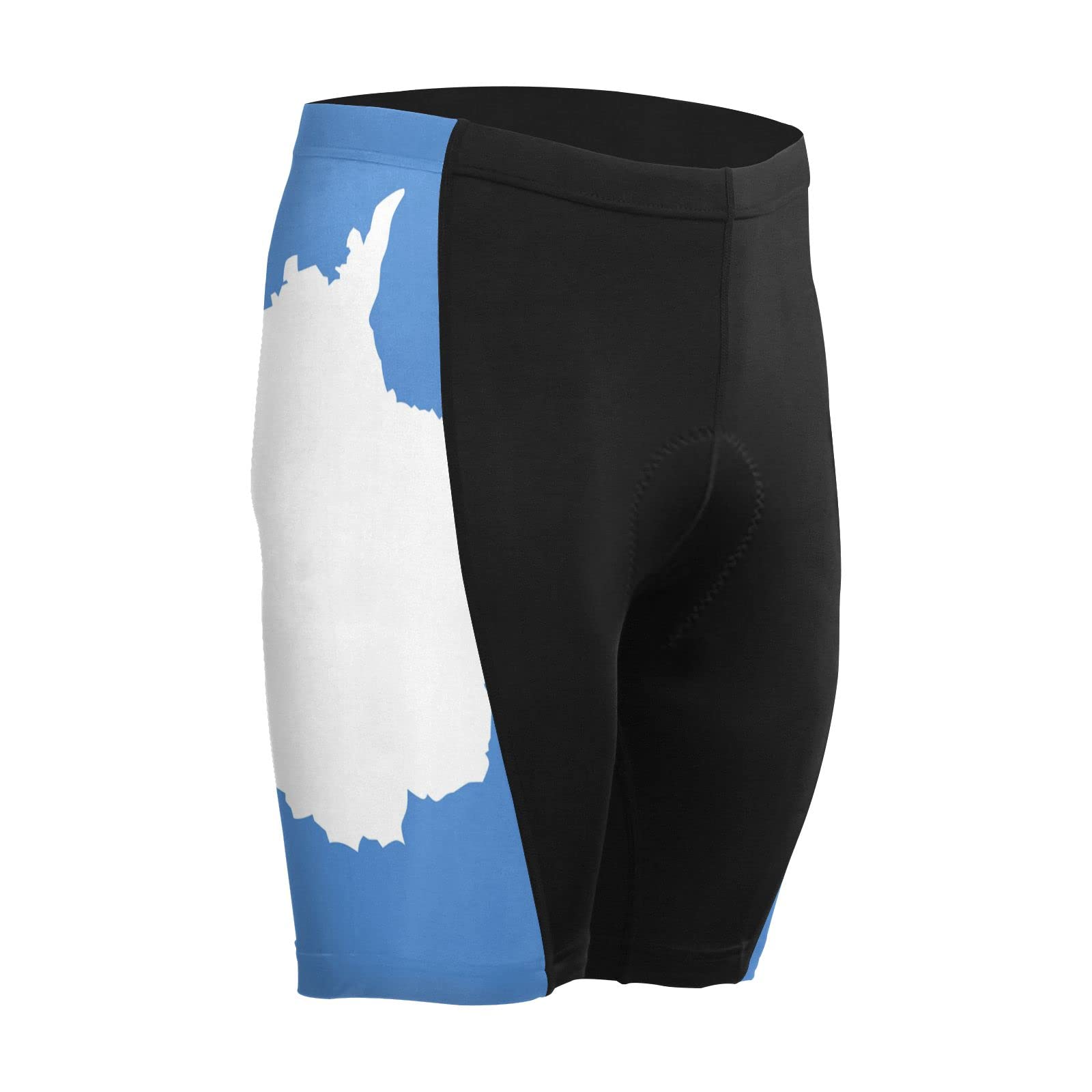 Antarctica Flag Men's Bike Shorts Padded Cycling Bicycle Biking Shorts Tight Multicolor