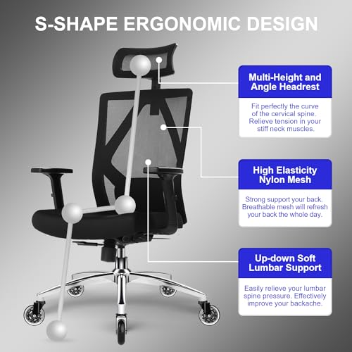 Bürostuhl mit Kopfstütze Daccormax – Ergonomisch und bequem