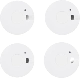 Smartwares 4er-Set Rauchmelder – 5 Jahre austauschbare Batterien – Schnelle und zuverlässige Erkennung – 85 dB – FSM-11754