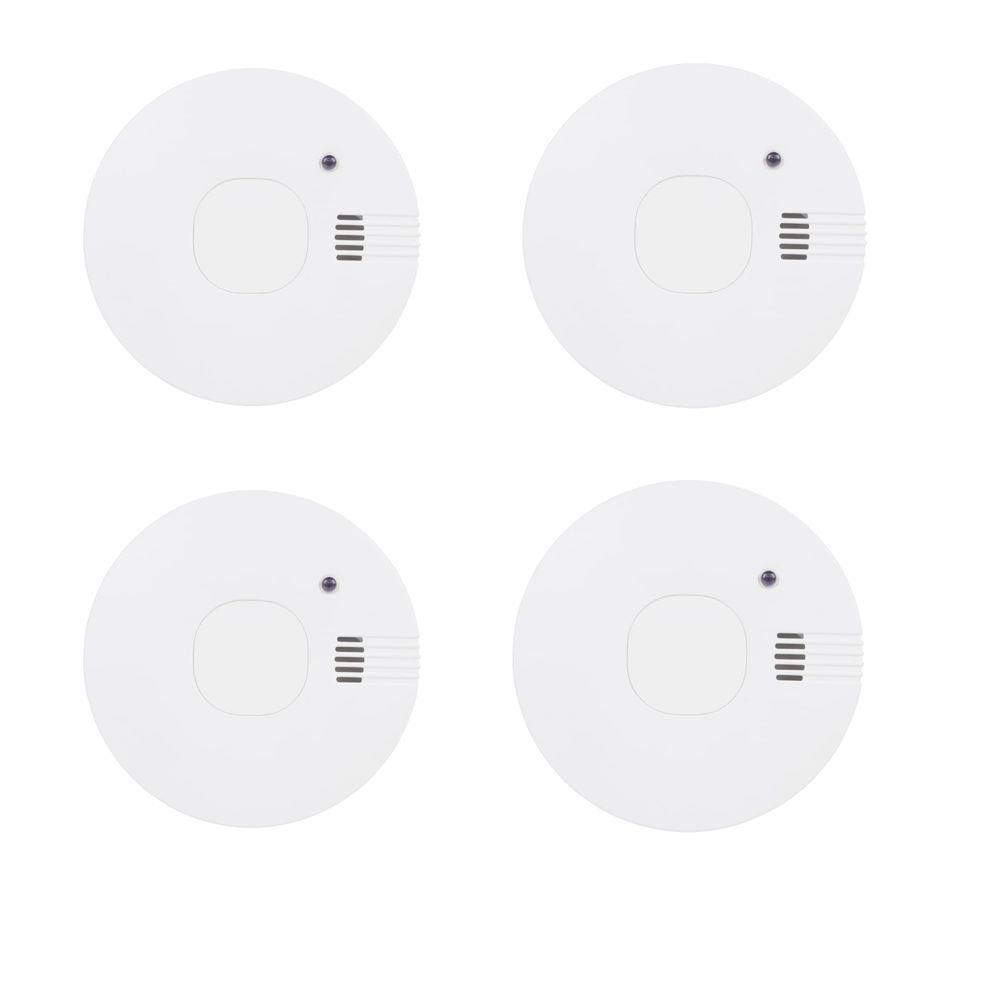 Smartwares 4er-Set Rauchmelder – 5 Jahre austauschbare Batterien – Schnelle und zuverlässige Erkennung – 85 dB – FSM-11754