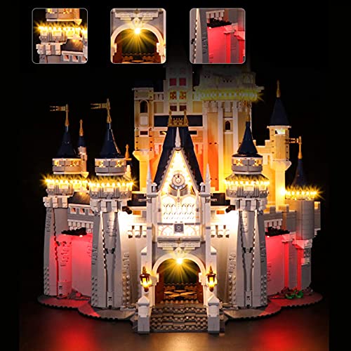 KCGNBQING LED-Beleuchtungsset für Lego Disney Castle - Kompatibel mit Lego 71040 Bausteinen Modell, Nicht Enthalten das… – Bild 6