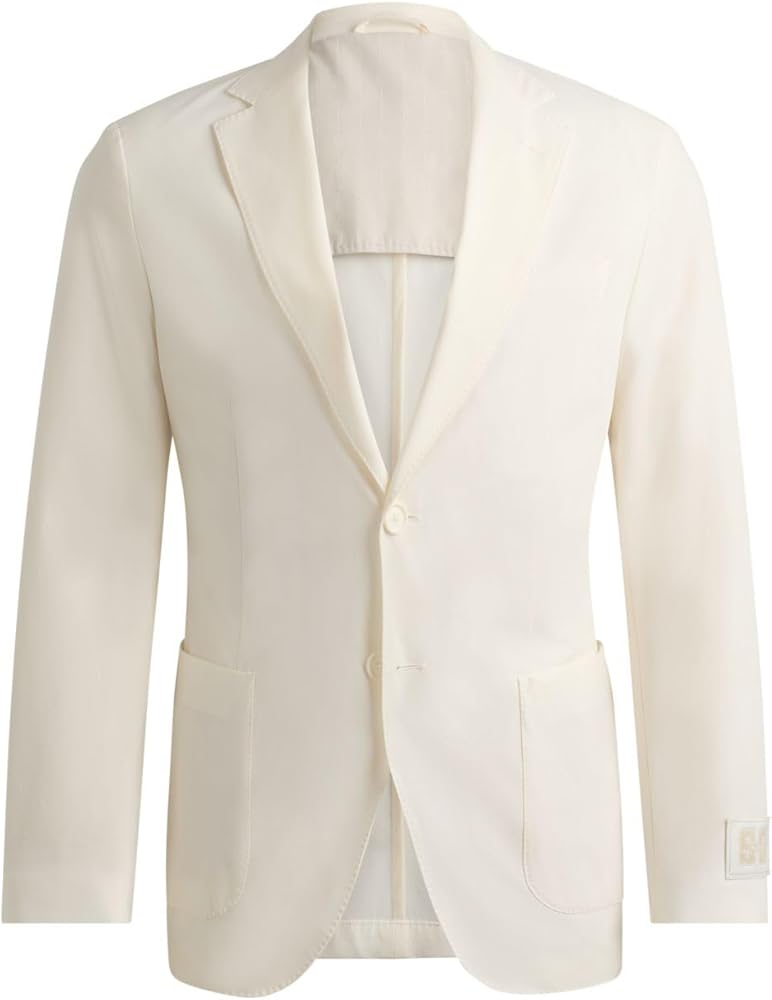 F*Y様 BOSS x SHOHEI OHTANI 　ストレッチ 48　ジャケッ BOSS - BOSS x Shohei Ohtani relaxed-fit striped jacket with