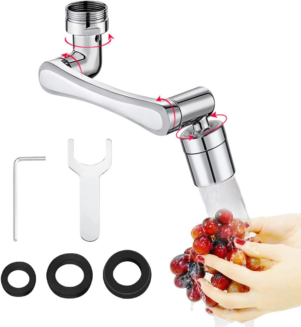 1440° Rotating Multifunctional Tap Extension Gluckaro Perlator, Tap