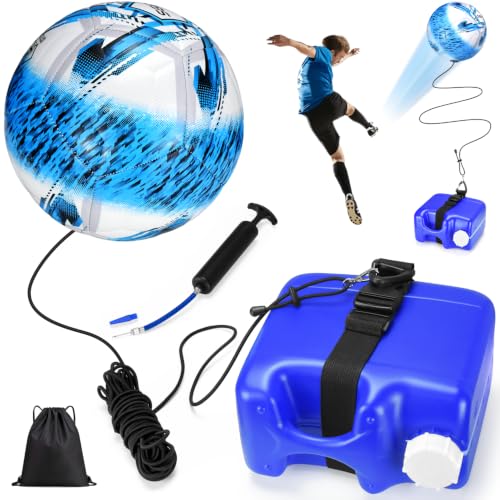 SGIP Fußballtrainer mit Ball, 10-m-Seil und 5-L-Wasser-Standfuß