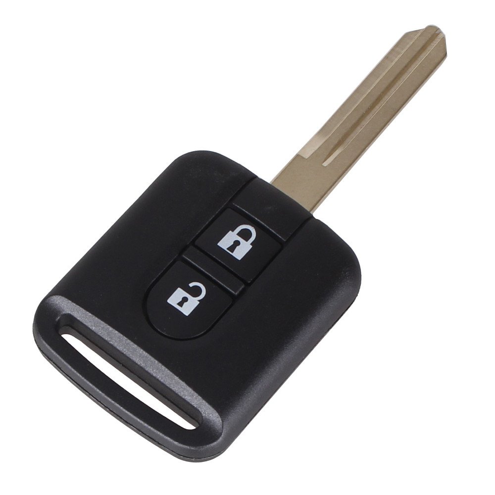 Guscio Chiave per Nissan Almera Cabster Micra Navara Pathfinder X-Trail Qashqai | 2 Tasti | Telecomando