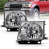 AmeriLite Replacement Headlights Chrome For 97-00 Toyota Tacoma - Passenger and Driver Side