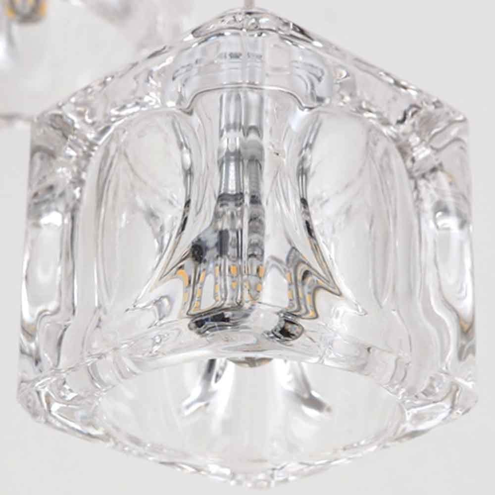 Lámpara de araña de 16 bolas, escalera, lámpara larga, bolas de cristal, luces colgantes, lámpara de techo minimalista moderna para sala de estar, lámpara giratoria, lámpara grande de 50 x 200 cm para