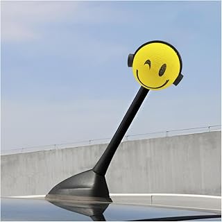 Earphonet Car Antenna Topper, Funny Automotive Roof Foam Antenna Ball, EVA Cute Vehicle Exterior Decoration Accessories for Most Cars Antennas, Easy to Find Car in The Parking Lot (Earphone)