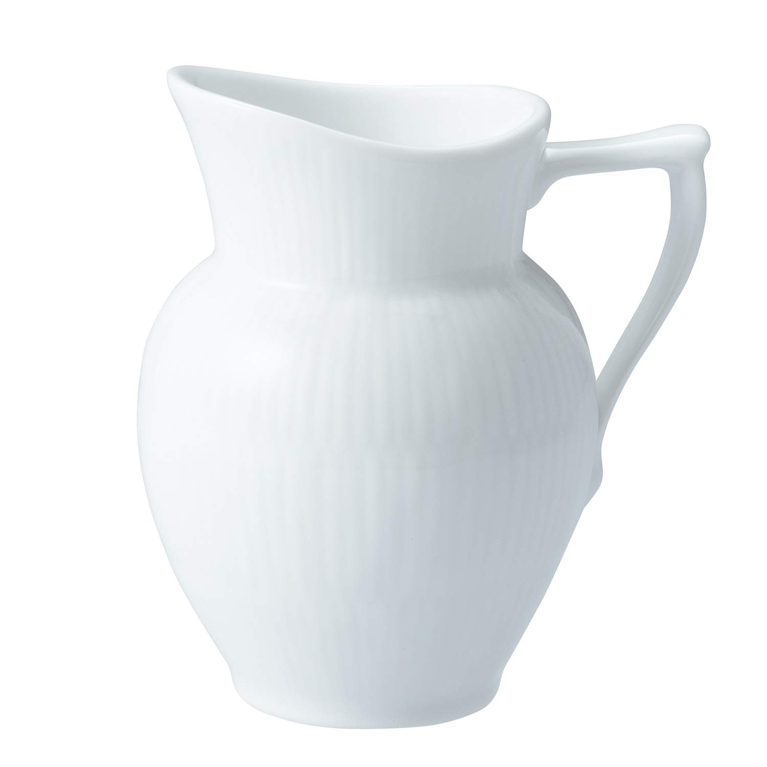 ロイヤル コペンハーゲン Royal Copenhagen White Fluted Plain Creamer 13 oz.