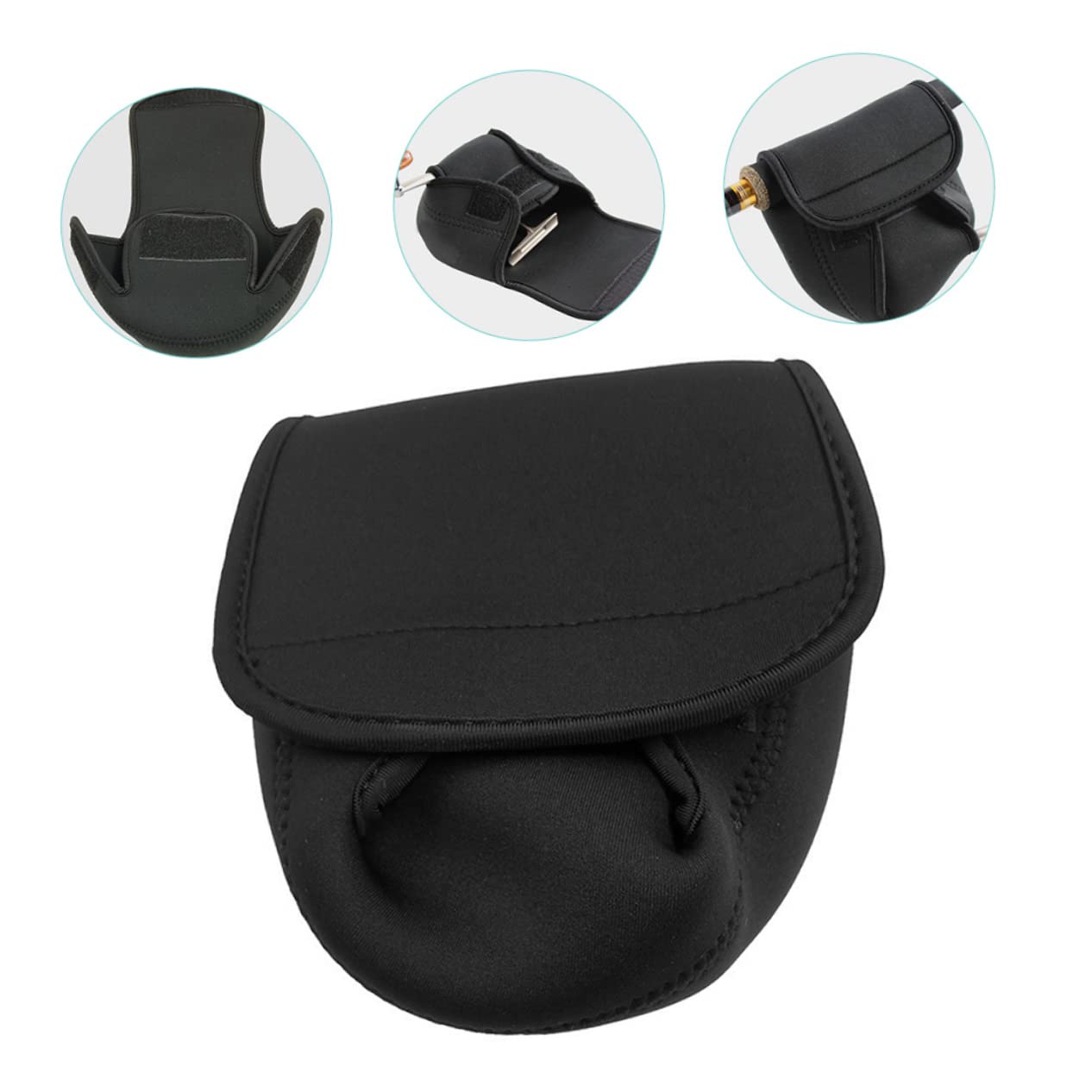 4piezas Funda Protectora Para Carretes De Pesca Resistente Al Agua Corrosión Para Almacenamiento De Carretes Baitcasting Diseño Práctico y Seguro Accesorio Pesca