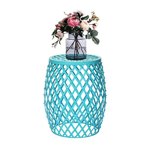 Joveco Side End Table Round Coffee Table Nightstands Stool Indoor Nesting Table For Living Room Bedroom Entryway (Light Blue) #TOP30