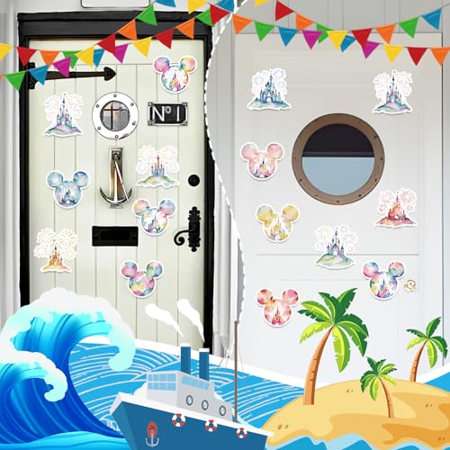 Imanes Decorativos Redondos de Castillo para Crucero 16 Pzs miniatura 6