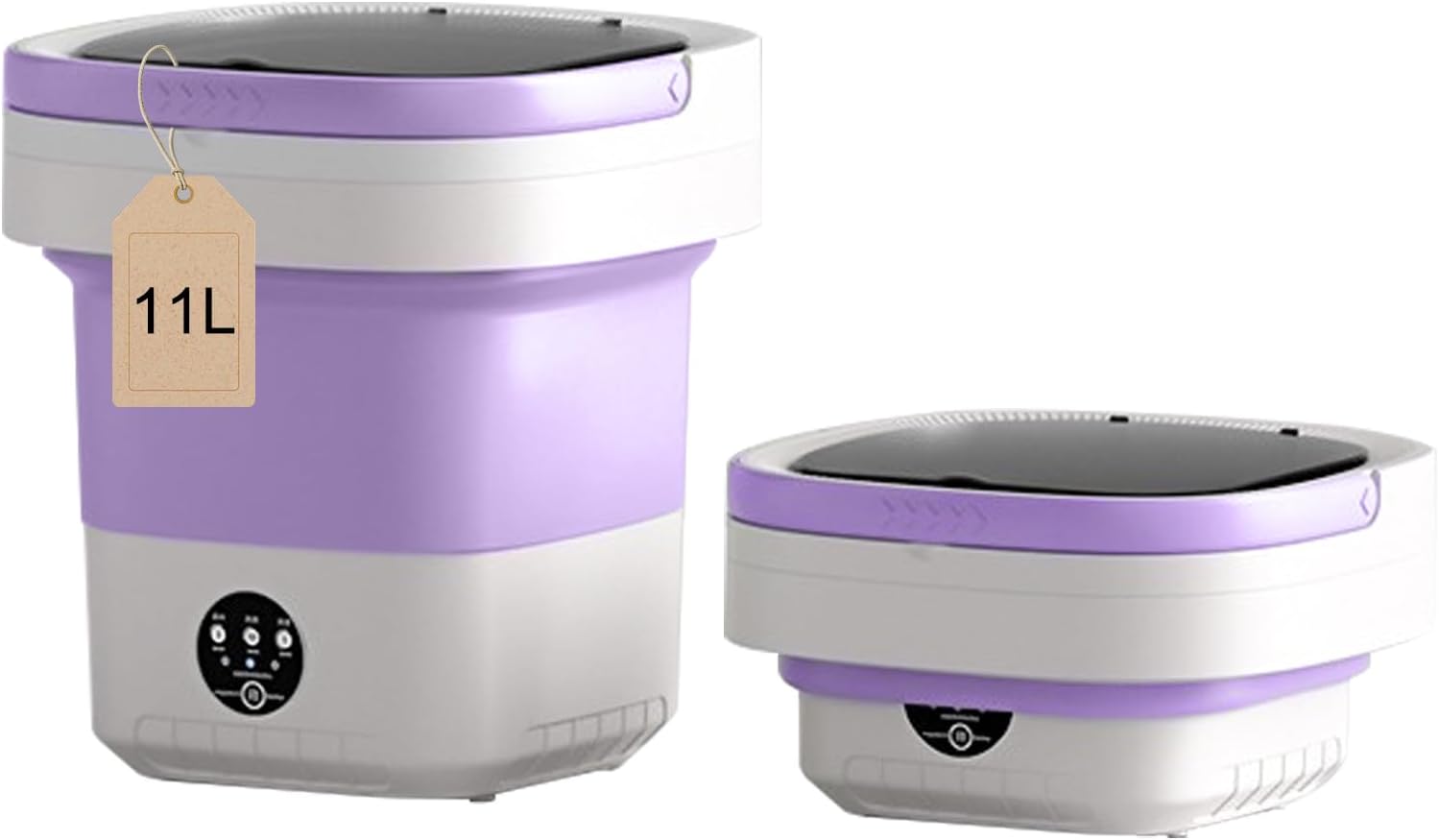 Ubuy Compact Washer Collapsible Portable Washing Machine Portable - Main Image