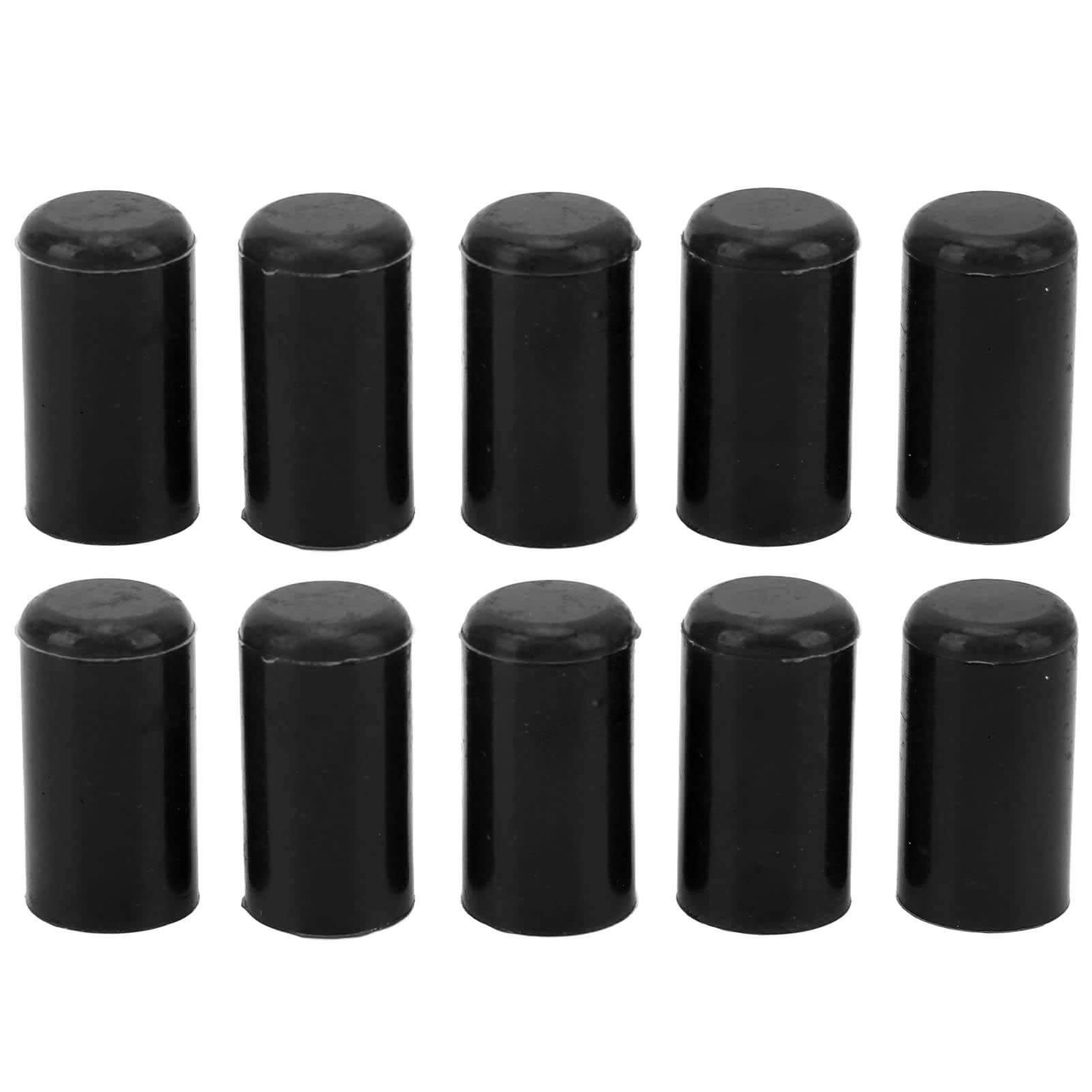 10-Piece Auto Vacuum Hose Plug Set - 10mm Silicone Plugs For Motorcycle & Car Engine
