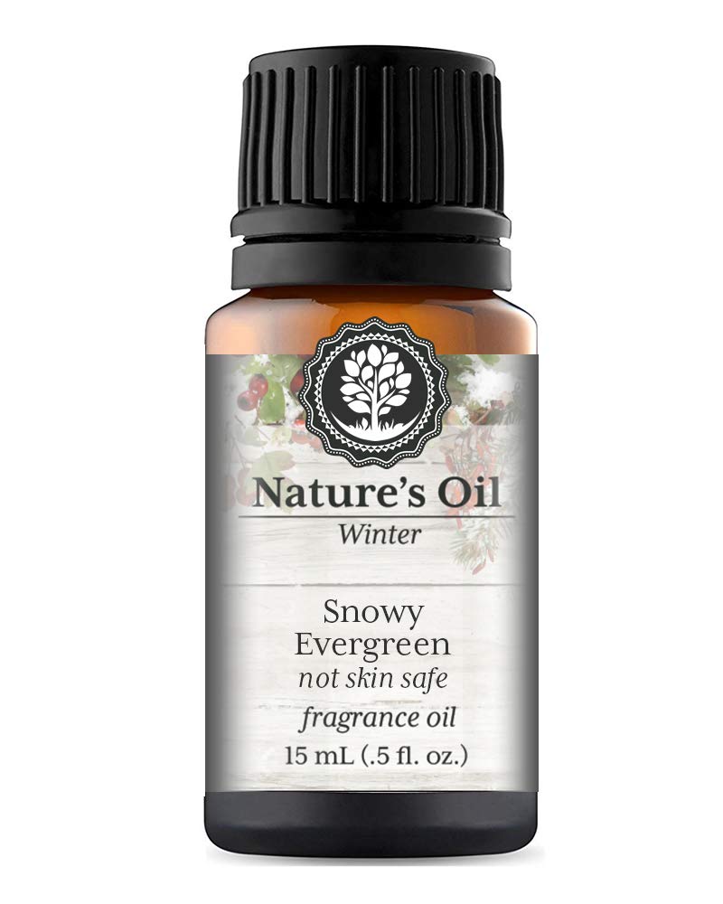 Snowy Evergreen Fragrance Oil (15ml) For Diffusers, Candles, Home Scents, Linen Spray, Slime