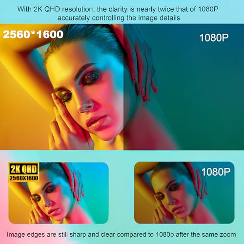 Image of wisecoco Portable Monitor 9 inch 2K 2560 * 1600 IPS Touch Screen 73% NTSC USB C HDMI Secondary External Computer Laptop LCD Monitor for MacBook Pro Air PC Laptop Phone Xbox PS5