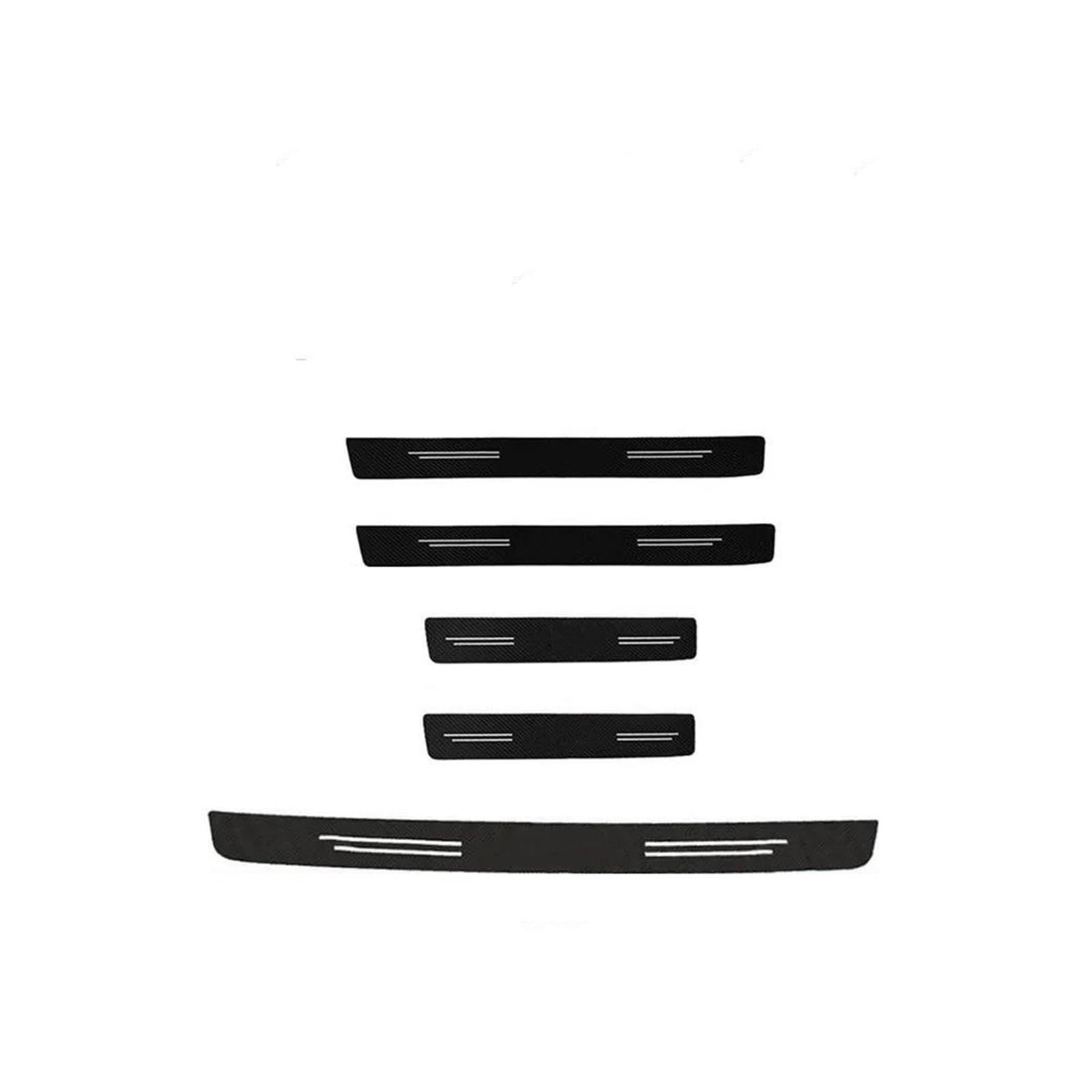 Car Sill Pedal Rear Bumper Protection Stickers for Toyota GR for Sport for Gazoo for Racing for Yaris 86 for Corolla for Hilux for Supra Accessories(5 pcs)